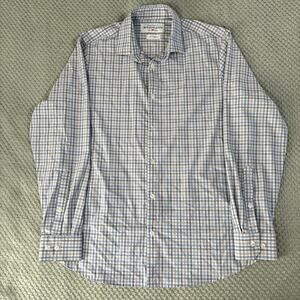 Mizzen + Main Leeward Collection Men's Plaid Button Shirt Sz L